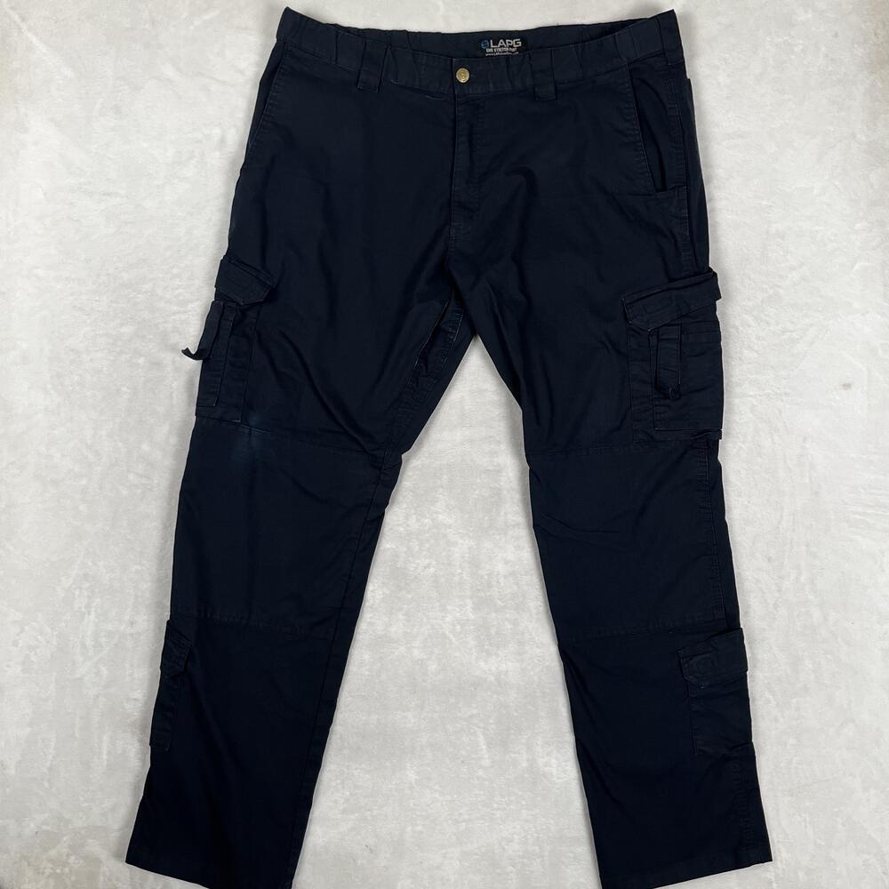 LAPG EMS Stretch Cargo Pants Mens 42x34 Navy Blue Regular Fit Tactical Workwear